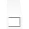 Ekena Millwork 3-in. W x 6-in. D x 6-in. H Carmel Architectural Grade PVC Knee Brace BRCP03X06X06CAR - alternate 4